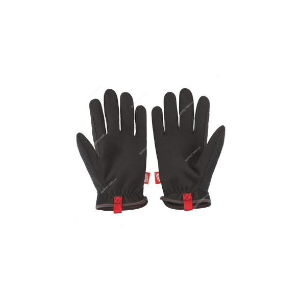 Milwaukee Free-Flex Work Gloves, 48229714, 2XL, Black