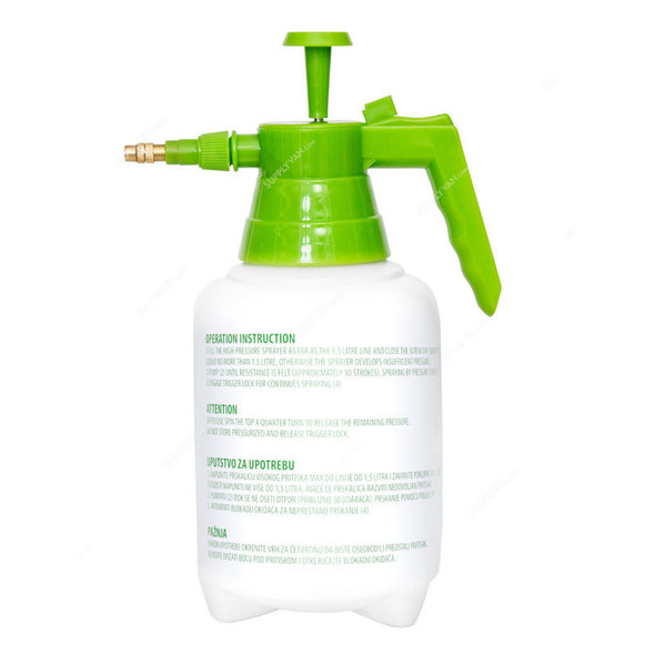 Beorol Flower Sprayer, PZC1.5, Plastic, 1.5 Ltrs, White/Green