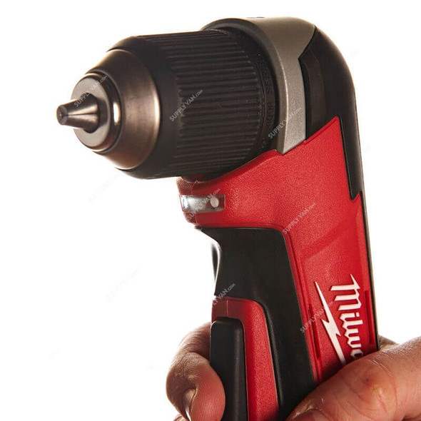 Milwaukee Cordless Right Angle Drill Kit, C12RAD-202B, M12, 12V, 10MM, 5 Pcs/Kit