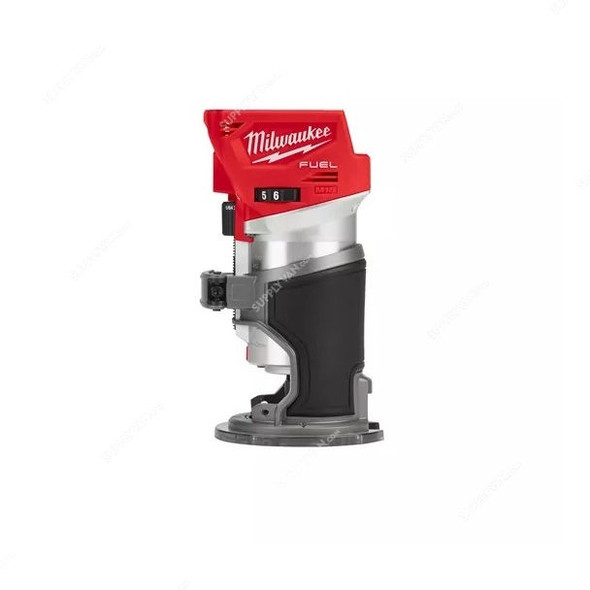 Milwaukee Cordless Trim Router, M18FTR-0X, Fuel, 18V, 1/4 Inch