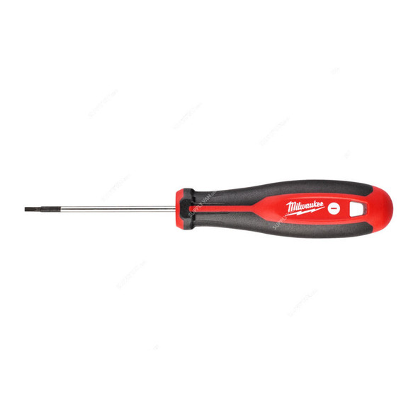 Milwaukee Tri-Lobe Screwdriver, 4932471774, Slotted, 0.4MM Tip Size x 75MM Blade Length
