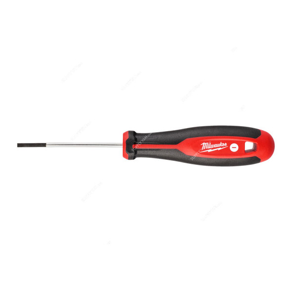 Milwaukee Tri-Lobe Screwdriver, 4932471775, Slotted, 0.5MM Tip Size x 75MM Blade Length