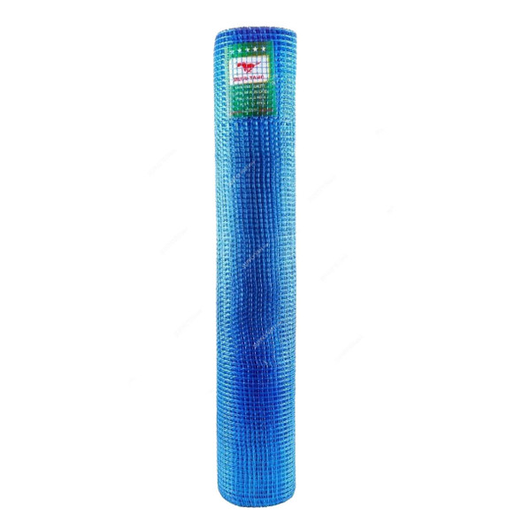 Musu Tang Safety Mesh, BFM411, Fiberglass, 4 Inch x 25 Mtrs, Blue