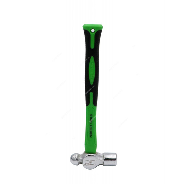 Perfect Tools Ball Peen Hammer, MC179-BAL24O, 24 Oz, Green