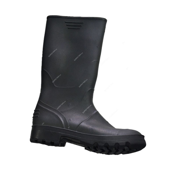 Ginocchio Rubber Boot, PVC, Size40, Black