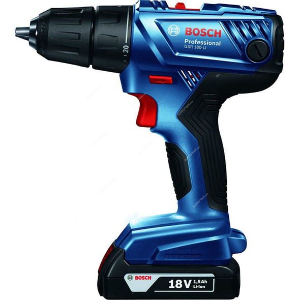 Bosch Cordless Impact Drill, GSR180-LI, 18V, 13MM