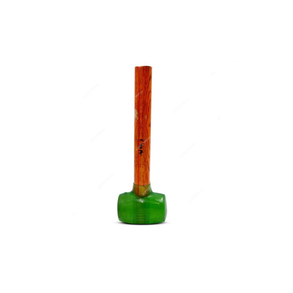 Perfect Tools Rubber Mallet Hammer, MC189-RUB32O2, 32 Oz, Green