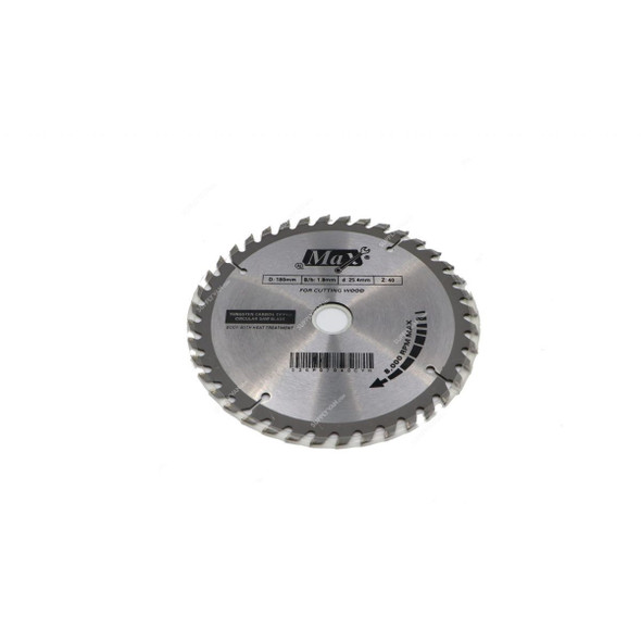 Max Wood Cutting Circular Saw Blade, MC505-WOO7IN, 25.4 x 7 Inch