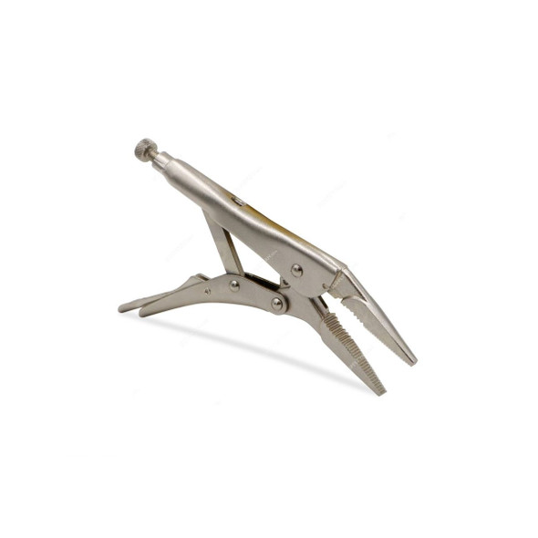 Selpro Long Nose Locking Plier, MC59-LNLP, Steel, 9 Inch, Silver