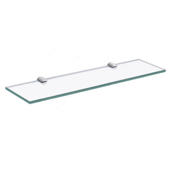 Bold Symphony Glass Bathroom Shelf Without Rail, BACSET1805802, 10CM Width x 51CM Length