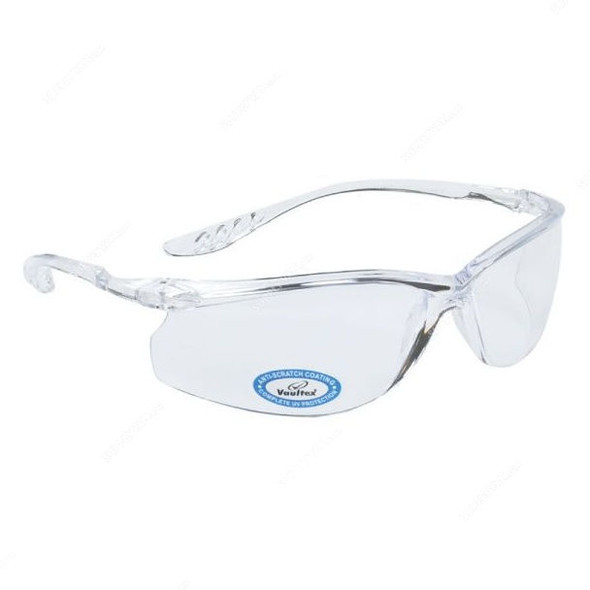 Vaultex Safety Spectacle, V171, Clear, 10 Pcs/Pack