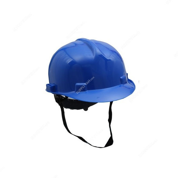 Vaultex Lite Safety Helmet With Chin Strap, LGB, Blue