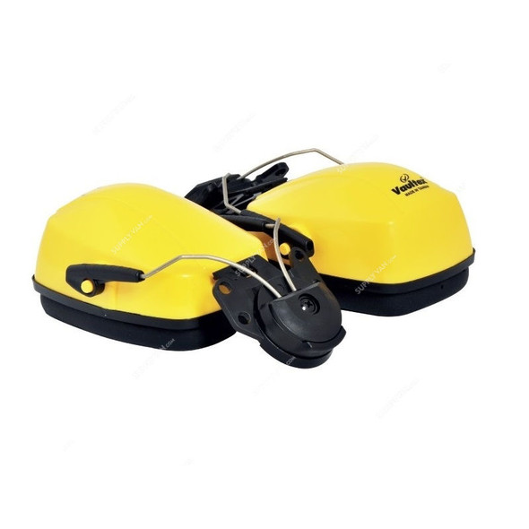 Vaultex Universal Helmet Mount Ear Muff, HME, Yellow/Black, 2 Pcs/Set