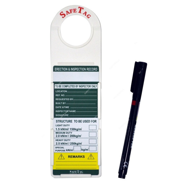 Scaffolding Tags With 2 Marker, ADD, 12 Pcs/Set
