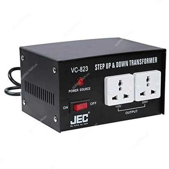 JEC Step Up and Down Transformer Voltage Converter, VC-823, 500W