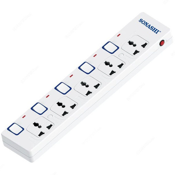 Sonashi 5 Way Extension Socket , SES-805, 13A, 3 Mtrs