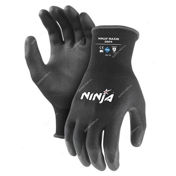 Ninja Multipurpose Gloves, HPT GripX, HPT, M, Nylon, Black