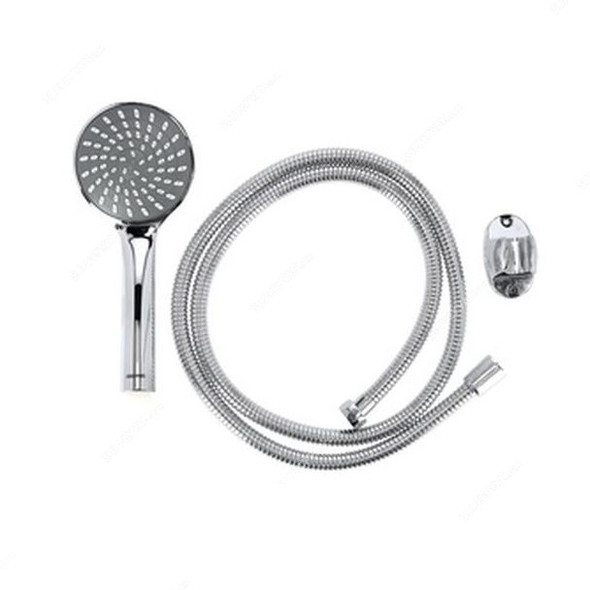 Geepas Hand Shower, GSW61086, ABS/Plastic, G-1/2 Inch, 0.3MPa, Silver