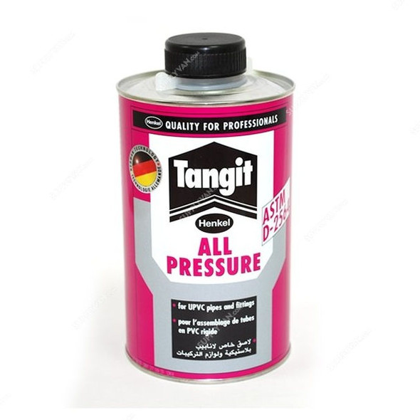 Tangit UPVC Pipe Adhesive With Brush, 333455, 453ML, 12 Pcs/Pack