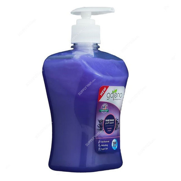 Galeno Anti-Bacterial Liquid Hand Wash, GAL0290, Lavender, 500ML, 12 Pcs/Pack