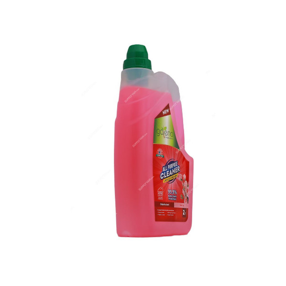 Galeno Disinfectant All Purpose Cleaner, GAL0531, Rose, 2 Ltrs, 6 Pcs/Pack