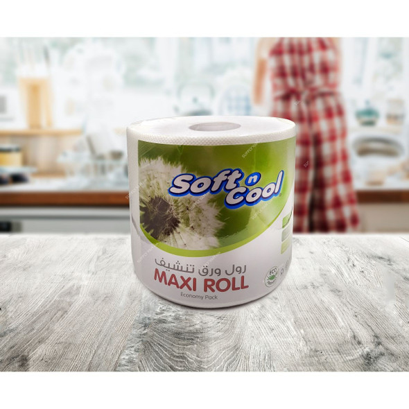 Hotpack Soft N Cool Kitchen Maxi Roll, MR1WEC, 1 Ply, 300 Mtrs