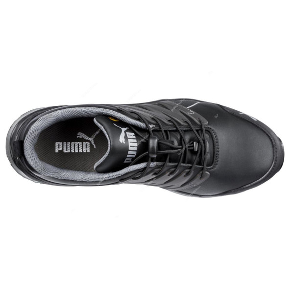 Puma Velocity 2.0 Low Ankle Safety Shoes, 643840, S3-ESD-HRO-SRC, Size41, Black
