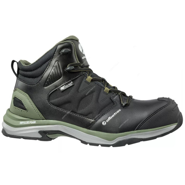Albatros Ultratrail CTX Mid Ankle Safety Shoes, 636220, S3-ESD-WR-HRO-SRC, Size45, Olive