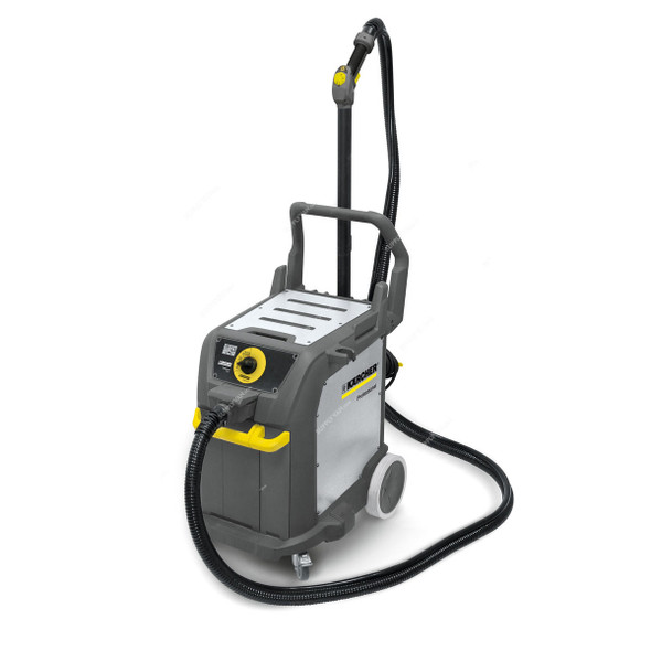 Karcher SGV 6/5 Steam Vacuum Cleaner, 10920020, 6 Bar, 3kW, 5 Ltrs Tank Capacity, Grey/Yellow