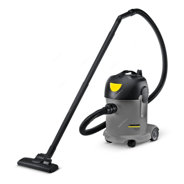 Karcher T 14/1 Classic Dry Vacuum Cleaner, 15271700, 285 Mbar, 1600W, 14 Ltrs Tank Capacity, Black/Grey