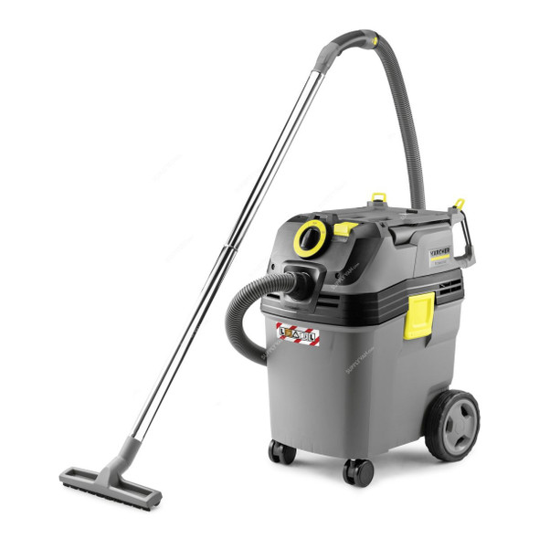 Karcher NT 40/1 Ap L Wet and Dry Vacuum Cleaner, 11483210, 273 Mbar, 1380W, 40 Ltrs Tank Capacity, Grey/Black