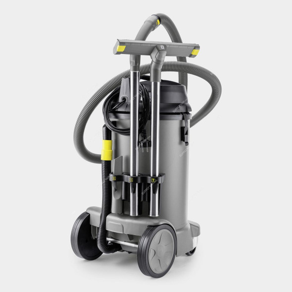Karcher NT 48/1 Wet and Dry Vacuum Cleaner, 14286200, 200 Mbar, 1380W, 48 Ltrs Tank Capacity, Black/Grey