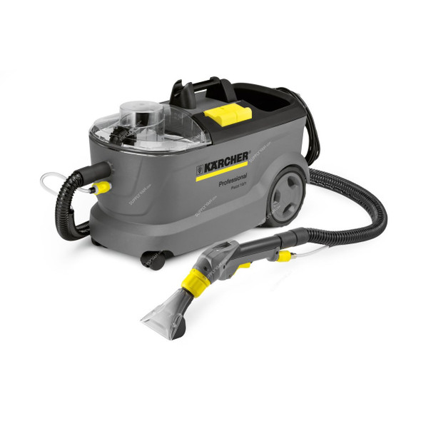 Karcher Puzzi 10/1 Spray Extraction Cleaner, 11001320, 220 Mbar, 1250W, 10 Ltrs Tank Capacity, Grey