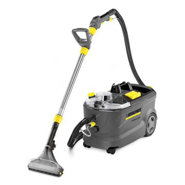 Karcher Puzzi 10/2 Adv Spray Extraction Cleaner, 11931200, 254 Mbar, 1250W, 10 Ltrs Tank Capacity, Grey