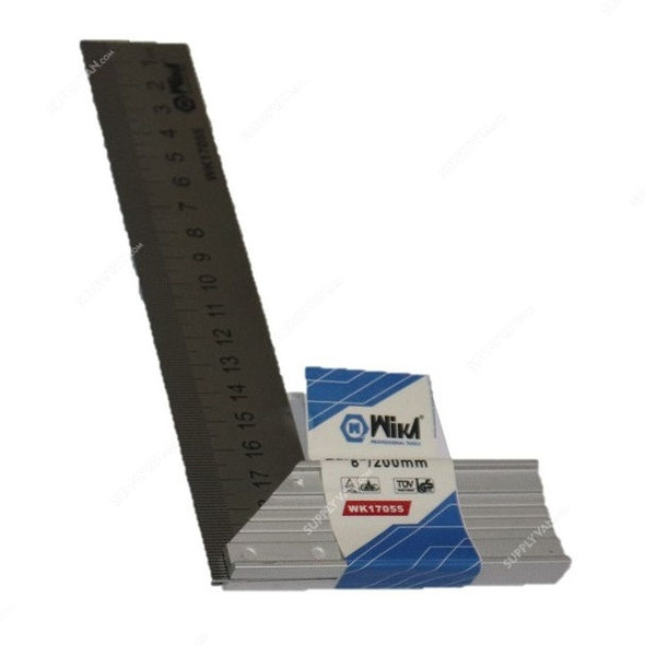 Wika Try Square Scale With Aluminium Handle, WK17055, 8 Inch