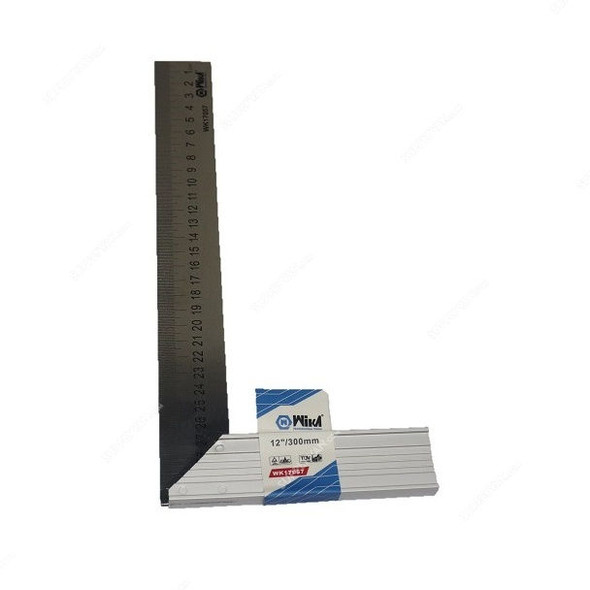Wika Try Square Scale With Aluminium Handle, WK17057, 12 Inch