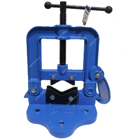Wika Pipe Vise, WK12041, Cast Iron, No-3, 15 to 115MM Capacity
