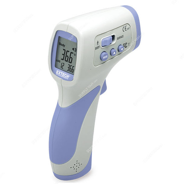 Flir Non-Contact Forehead Infrared Thermometer, IR200, 1.5V, 5-15CM, 0 to 60 Deg.C