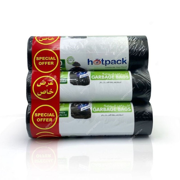 Hotpack Garbage Bag Roll, OPGBR6595X3PKT, 65 x 95CM, 60 Pcs/Pack