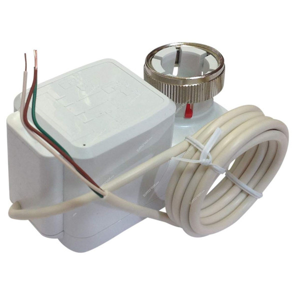 Honeywell Modulating Electric Valve Actuator, M7410E1028, 6.5MM, 300 N, White