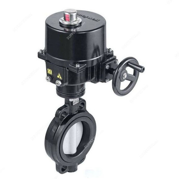 Honeywell Actuated Butterfly Valve, V4ABFW16-050-012, 2 Inch, Black