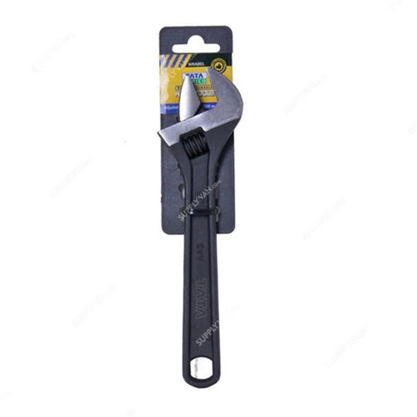 Tata Agrico Adjustable Wrench, WRAN01, Chrome Vanadium, 10 Inch
