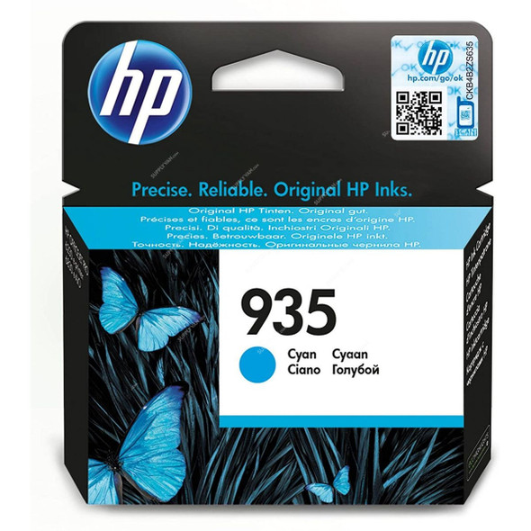 HP Original Ink Cartridge, C2P20AA, 935, Cyan