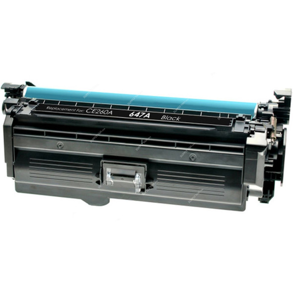 HP Original LaserJet Toner Cartridge, CE260A, 647A, Black