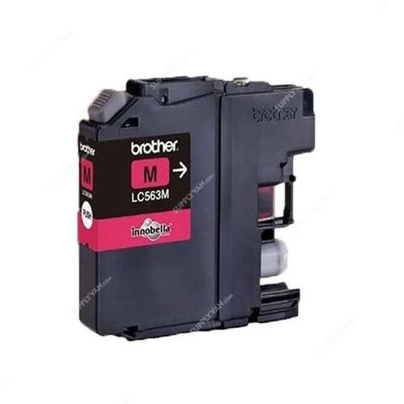 Brother Ink Cartridge, LC563M, 600 Pages, Magenta