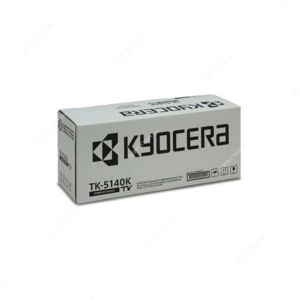 Kyocera Toner Cartridge, TK-5140K, 6000 Pages, Black