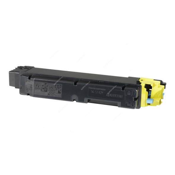 Kyocera Toner Cartridge, TK-5140Y, 5000 Pages, Yellow