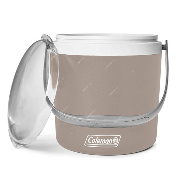 Coleman Party Circle Bucket Cooler, 2000033042, 9 Qt, Sandstone