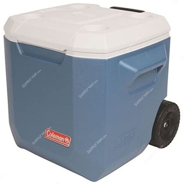 Coleman Xtreme Wheeled Bucket Cooler, 3000005588, 40 Qt, Blue