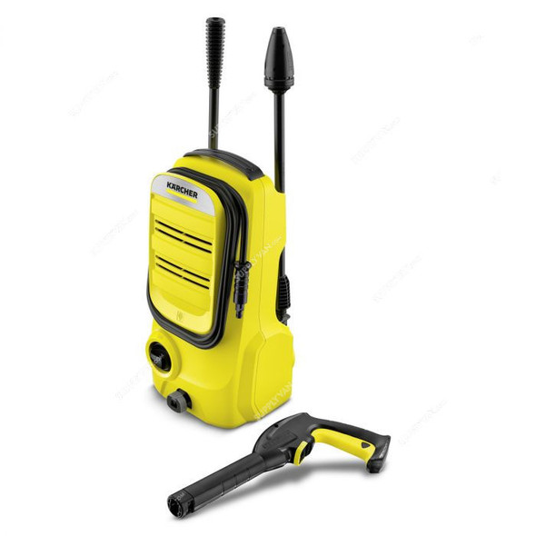 Karcher K 2 Compact Pressure Washer, 16735010, 110 Bar, 1.4kW, Yellow/Black